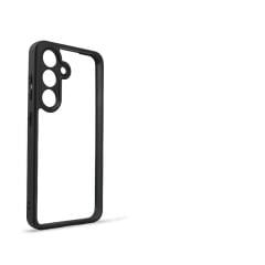 Samsung Galaxy S24 Plus Kılıf Kamera Korumalı Şeffaf Arka Yüzey New Roll Kapak