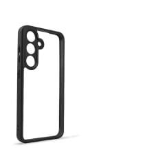 Samsung Galaxy S24 Plus Kılıf Kamera Korumalı Şeffaf Arka Yüzey New Roll Kapak