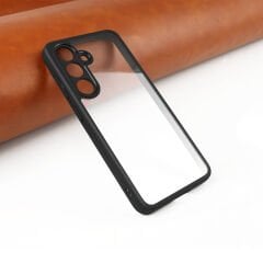 Samsung Galaxy S24 Plus Kılıf Kamera Korumalı Şeffaf Arka Yüzey New Roll Kapak