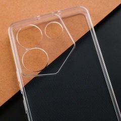 Tecno Camon 20 Pro 4G Kılıf Kamera Korumali Süper Silikon Kapak