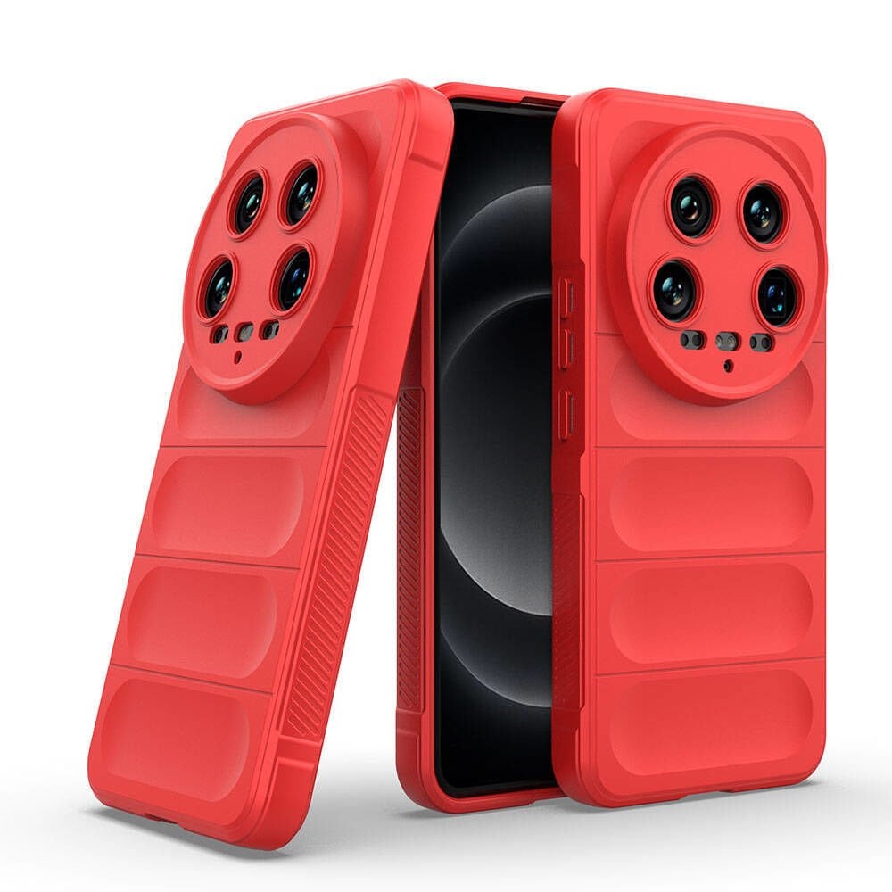 Xiaomi Mi 14 Ultra Kılıf Esnek TPU Oyuklu Arka Yüzey Tasarımlı Etnik Silikon Kapak