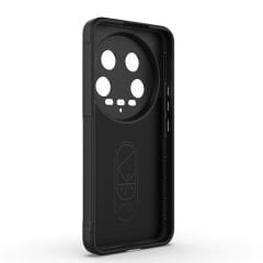 Xiaomi Mi 14 Ultra Kılıf Esnek TPU Oyuklu Arka Yüzey Tasarımlı Etnik Silikon Kapak