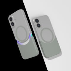 iPhone 16 Kablosuz Şarj Destekli Kılıf Mıknatıslı Duble Kapak