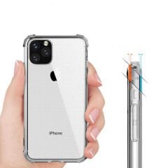 iPhone 12 Mini Kılıf Nitro Anti Shock Darbe Emici Köşe Korumalı Şeffaf Silikon Kapak