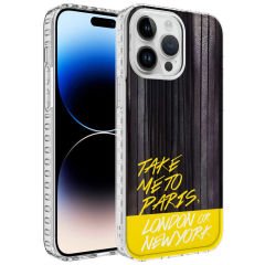iPhone 12 Pro Max Kılıf Airbag Kenarlı Renkli Desenli Silikon Elegans Kapak