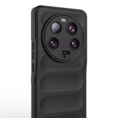 Xiaomi Mi 13 Ultra Kılıf Esnek TPU Oyuklu Arka Yüzey Tasarımlı Etnik Silikon Kapak