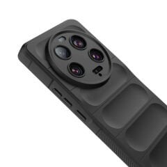 Xiaomi Mi 13 Ultra Kılıf Esnek TPU Oyuklu Arka Yüzey Tasarımlı Etnik Silikon Kapak