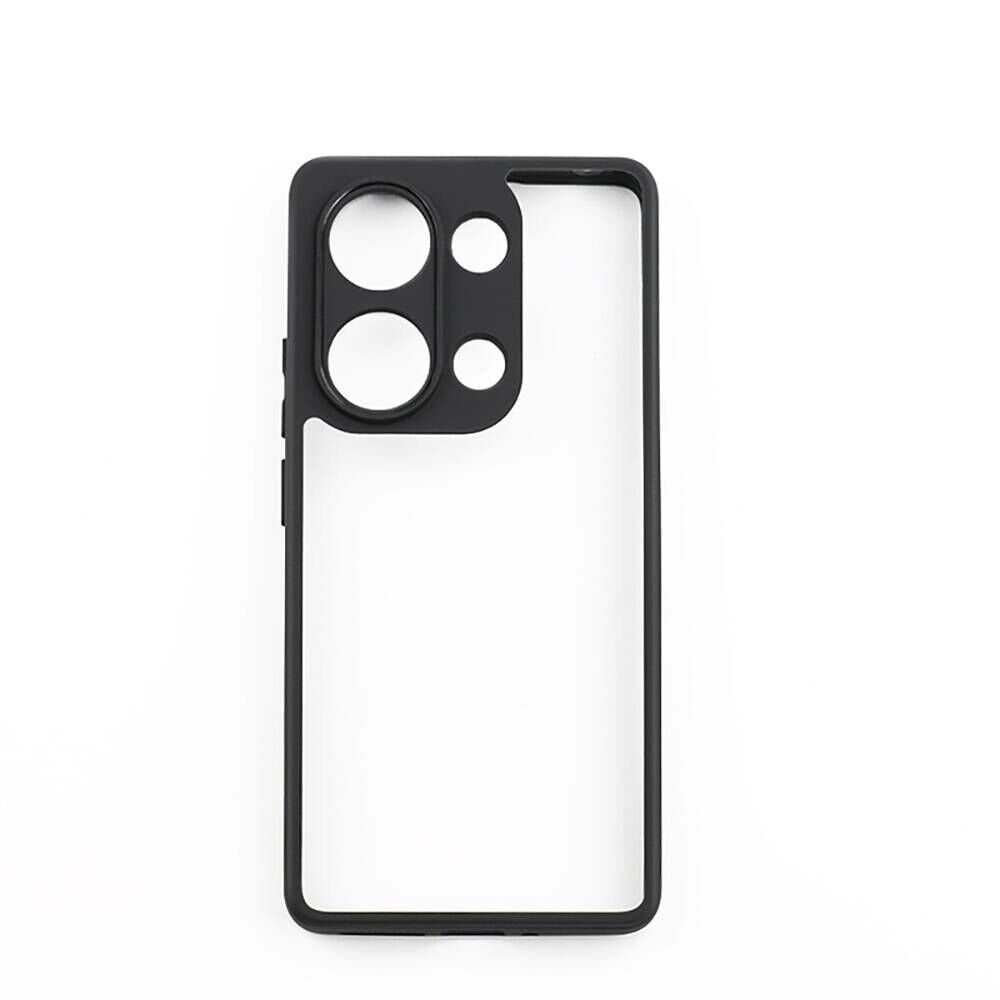 Xiaomi Redmi Note 13 Pro 4G Kılıf Kamera Korumalı Şeffaf Arka Yüzey New Roll Kapak