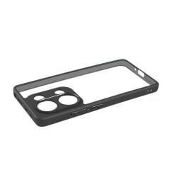 Xiaomi Redmi Note 13 Pro 4G Kılıf Kamera Korumalı Şeffaf Arka Yüzey New Roll Kapak