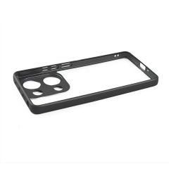 Xiaomi Redmi Note 13 Pro 4G Kılıf Kamera Korumalı Şeffaf Arka Yüzey New Roll Kapak