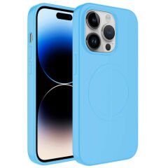 iPhone 11 Pro Max Kılıf Magsafe Wireless Şarj Özellikli Pastel Renk Silikon Plas Kapak