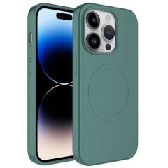 iPhone 11 Pro Max Kılıf Magsafe Wireless Şarj Özellikli Pastel Renk Silikon Plas Kapak