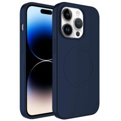 iPhone 11 Pro Max Kılıf Magsafe Wireless Şarj Özellikli Pastel Renk Silikon Plas Kapak