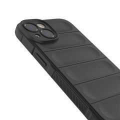 iPhone 14 Kılıf Esnek TPU Oyuklu Arka Yüzey Tasarımlı Etnik Silikon Kapak