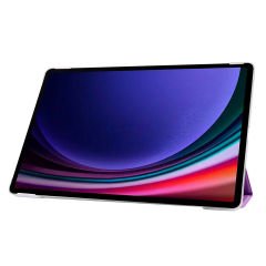 Samsung Galaxy Tab S9 FE Smart Cover Standlı 1-1 Kılıf Mor