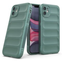 iPhone 11 Kılıf Esnek TPU Oyuklu Arka Yüzey Tasarımlı Etnik Silikon Kapak