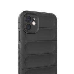 iPhone 11 Kılıf Esnek TPU Oyuklu Arka Yüzey Tasarımlı Etnik Silikon Kapak