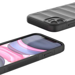 iPhone 11 Kılıf Esnek TPU Oyuklu Arka Yüzey Tasarımlı Etnik Silikon Kapak