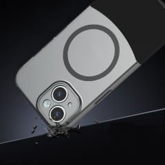 iPhone 14 Kablosuz Şarj Destekli Kılıf Mıknatıslı Duble Kapak