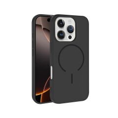 iPhone 16 Pro Kılıf Meta Lansman M-Safe Kamera Korumalı içi Kadife Yumuşak Renkli Süet Silikon