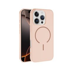 iPhone 16 Pro Kılıf Meta Lansman M-Safe Kamera Korumalı içi Kadife Yumuşak Renkli Süet Silikon