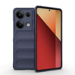 Xiaomi Redmi Note 13 Pro 4G Kılıf Esnek TPU Oyuklu Arka Yüzey Tasarımlı Etnik Silikon Kapak