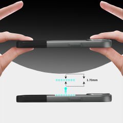 iPhone 13 Kablosuz Şarj Destekli Kılıf Mıknatıslı Duble Kapak