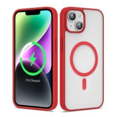 iPhone 13 Pro Kılıf Magsafe Wireless Şarj Özellikli Silikon  Ege Kapak kılıf