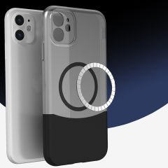 iPhone 11 Kablosuz Şarj Destekli Kılıf Mıknatıslı Duble Kapak