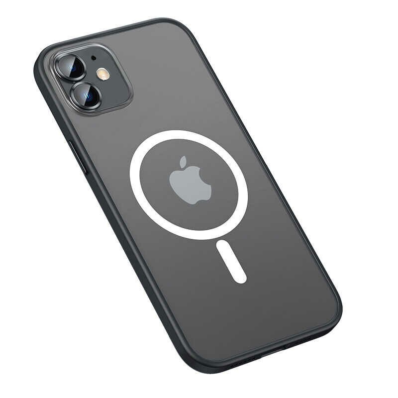 iPhone 12 Kılıf Mokka Wireless Kapak