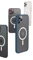 iPhone 12 Kılıf Mokka Wireless Kapak