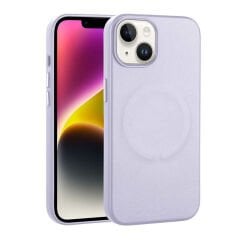 iPhone 14 Plus Kılıf PU Deri Magsafe Wireless Şarj Özellikli Derix Kapak
