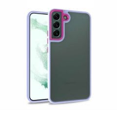 Samsung Galaxy S22 Plus Kılıf Kamera Çıkıntılı Arkası Şeffaf Köşeleri Parlak Renkli Işlemeli Flora Kapak