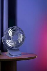 F-15 Mini Fan Vantilatör Asma Apartlı, 800 Mah Şarjlı, Type-C Girişli, Taşınabilir Fan