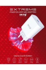 Syrox Pd20b 3.0a Pd 20w Type-c Çıkışlı Hızlı Şarj Adaptörü (BAŞLIK) Beyaz