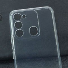 Tecno Spark 8C Kılıf Kamera Korumali Süper Silikon Kapak