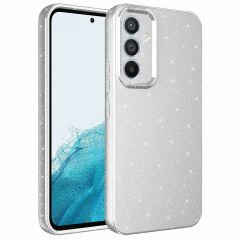 Samsung Galaxy A54 Kılıf Kamera Korumalı Simli Lüks Koton Kapak Kılıf