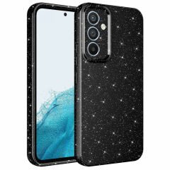 Samsung Galaxy A54 Kılıf Kamera Korumalı Simli Lüks Koton Kapak Kılıf