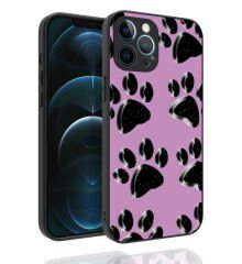 iPhone 12 Pro Max Kılıf Desenli Kamera Korumalı Parlak Nora Kapak