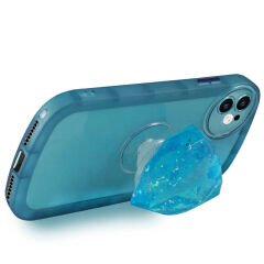 iPhone 11 Kılıf Kamera Korumalı Pop Soketli Renkli Ofro Kapak