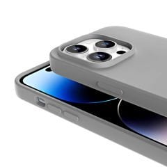 iPhone 14 Pro Max Kılıf Magsafe Şarj Özellikli Sıvı Teknolojili Silinebilir Sert Lansman Kivi Kapak