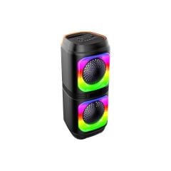 Siyah Wireless Tws Rgb Renkli Bluetooth Hoparlör
