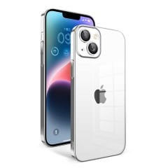 iPhone 14 Plus Kılıf Kamera Korumalı Renkli Çerçeveli Garaj Kapak