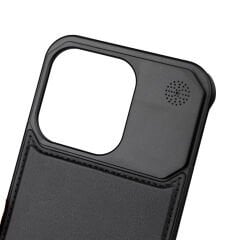 iPhone 15 Pro Max Kılıf Magsafe Şarj Özellikli Mekanizmalı Koku Hazneli Mostar Kapak