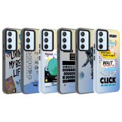 Samsung Galaxy A54 Kılıf Desenli Dragon Sert Kapak Kılıf