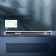 iPhone 11 Kılıf Standlı Şeffaf Silikon L-Stand Kapak