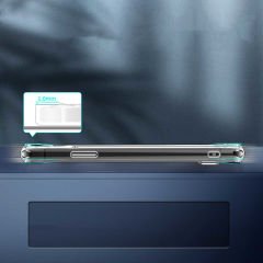 iPhone 11 Kılıf Standlı Şeffaf Silikon L-Stand Kapak