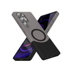 Samsung Galaxy S25 Ultra Kablosuz Şarj Destekli Kılıf Mıknatıslı Duble Kapak