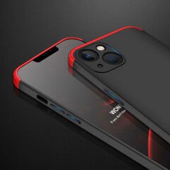 iPhone 13 Mini Kılıf Ays Kapak Siyah-Gri