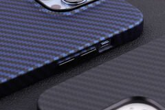 iPhone 12 Pro Max Kılıf Karbon Fiber Tasarımlı Karbono Kapak